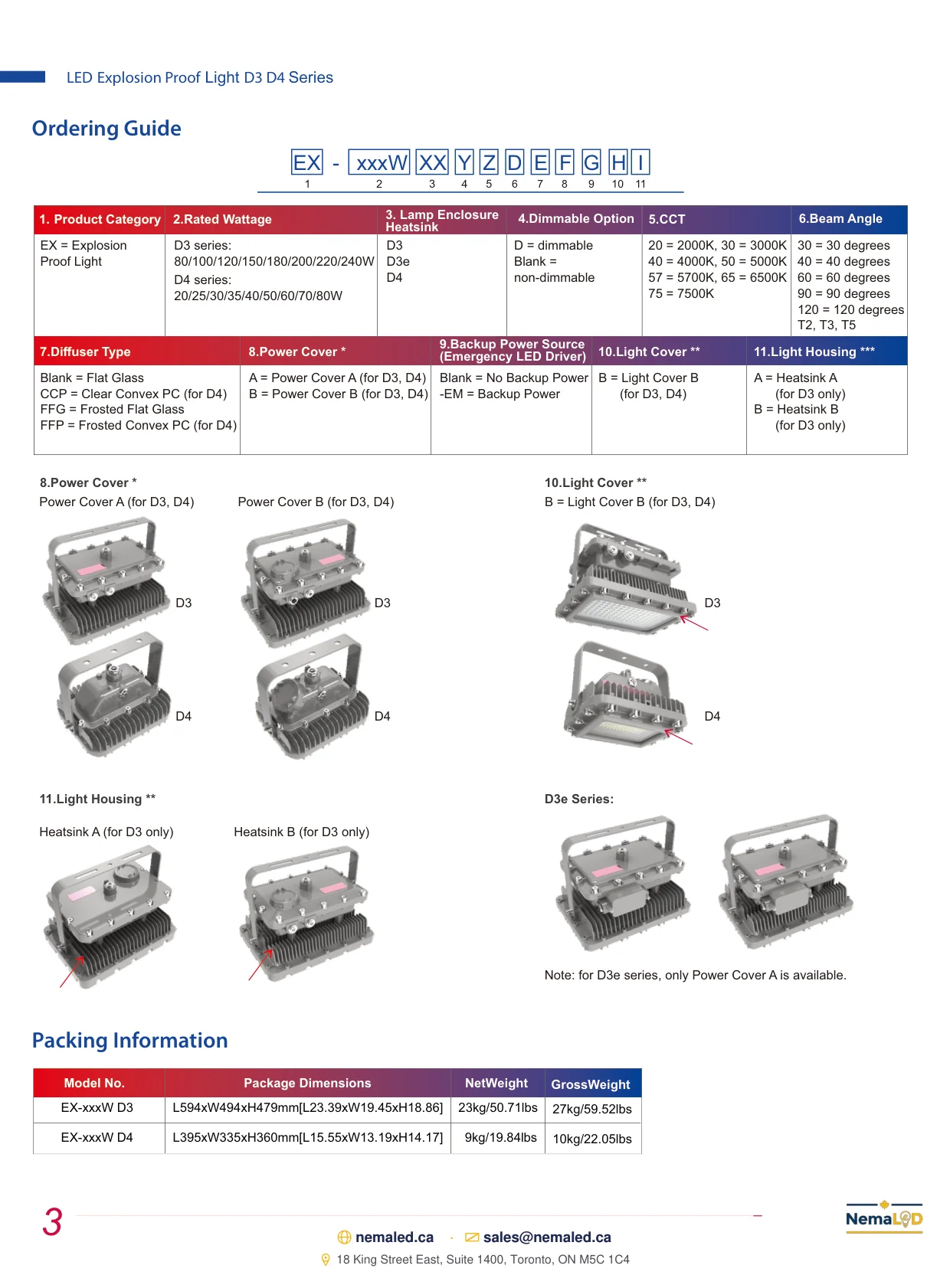 D3-D4 Flood Light spec sheet — page 4 of 5
