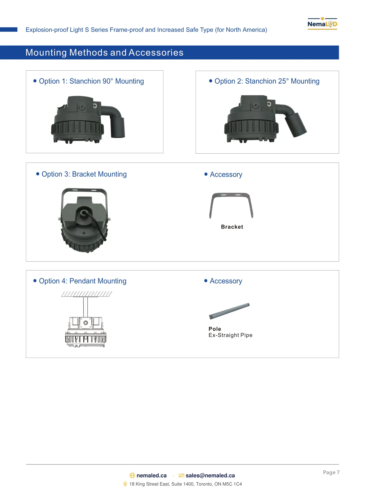 EX-S High Bay spec sheet — page 7 of 8