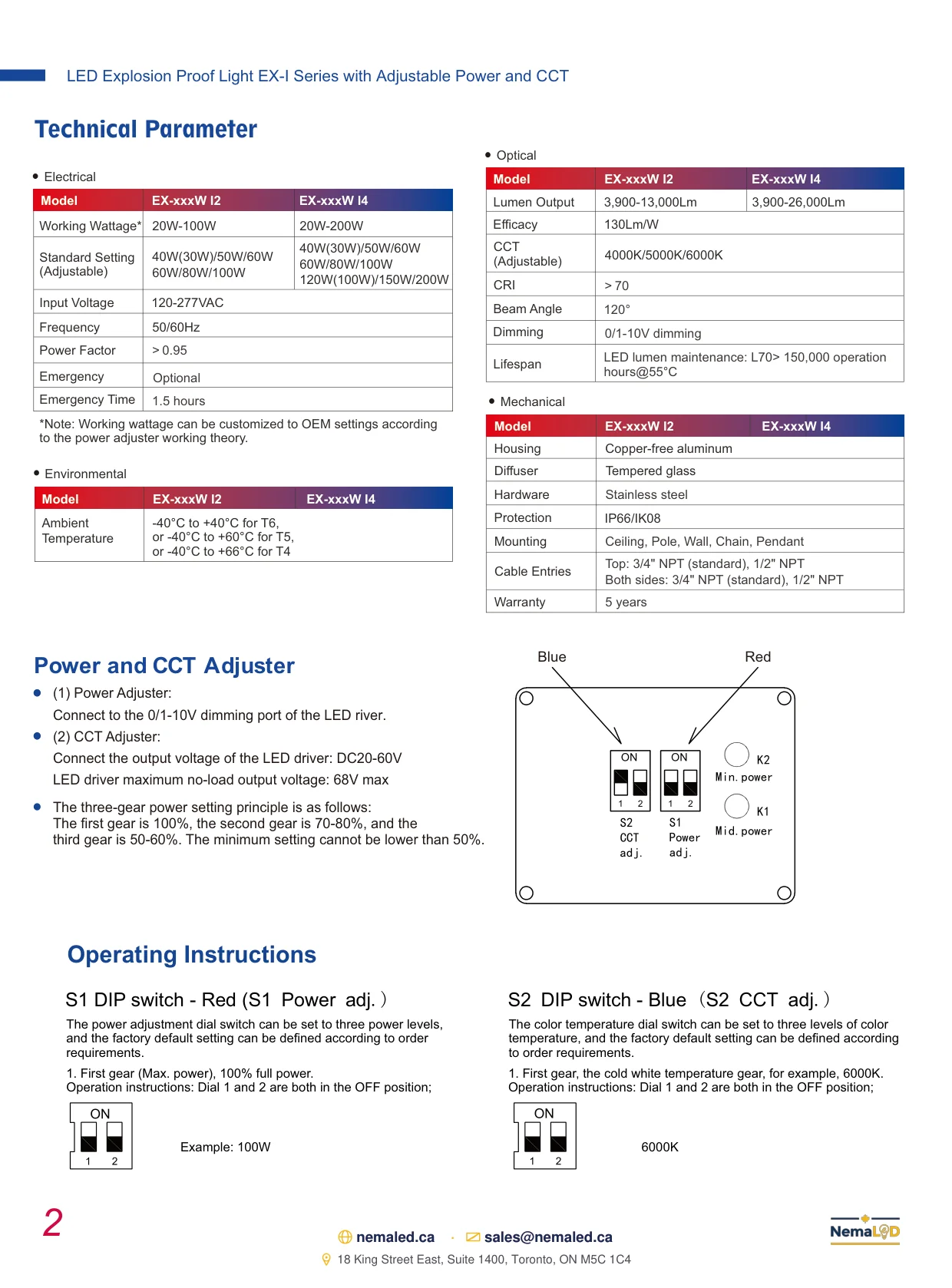 EX-I Linear spec sheet — page 3 of 5