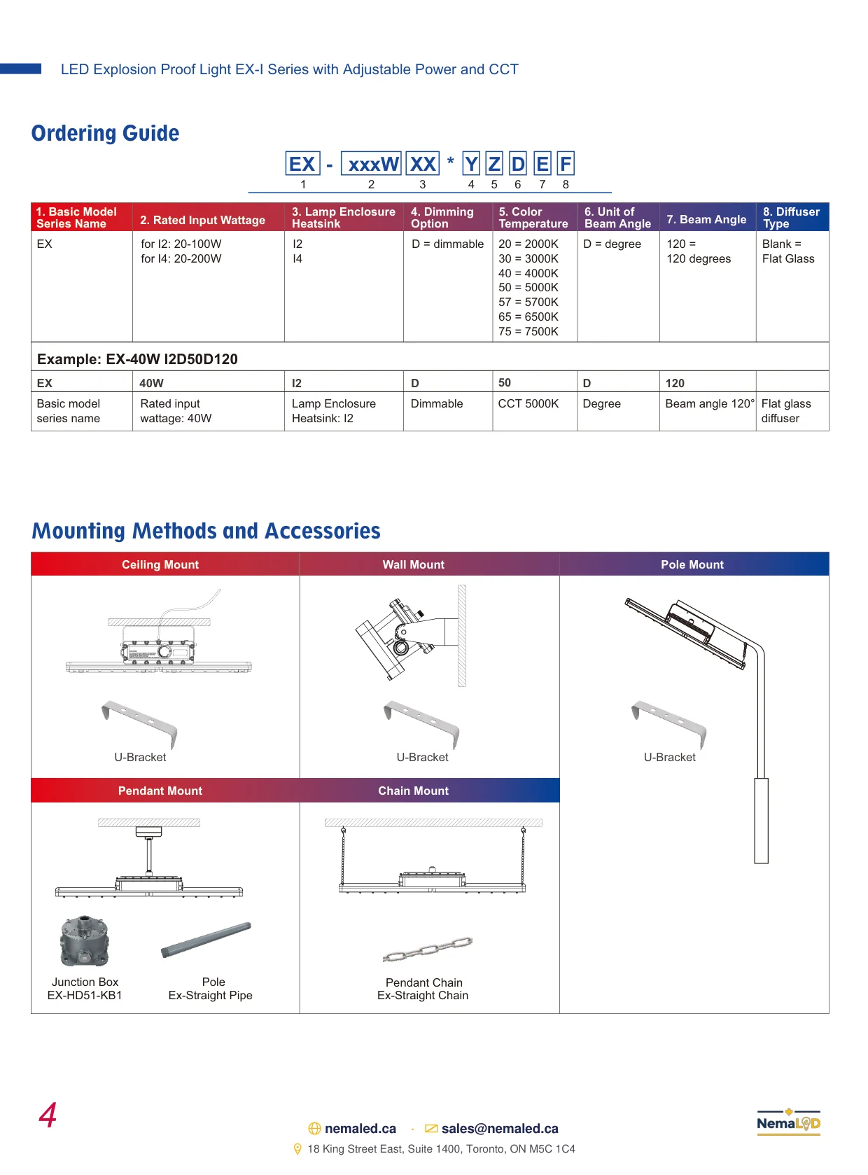 EX-I Linear spec sheet — page 5 of 5