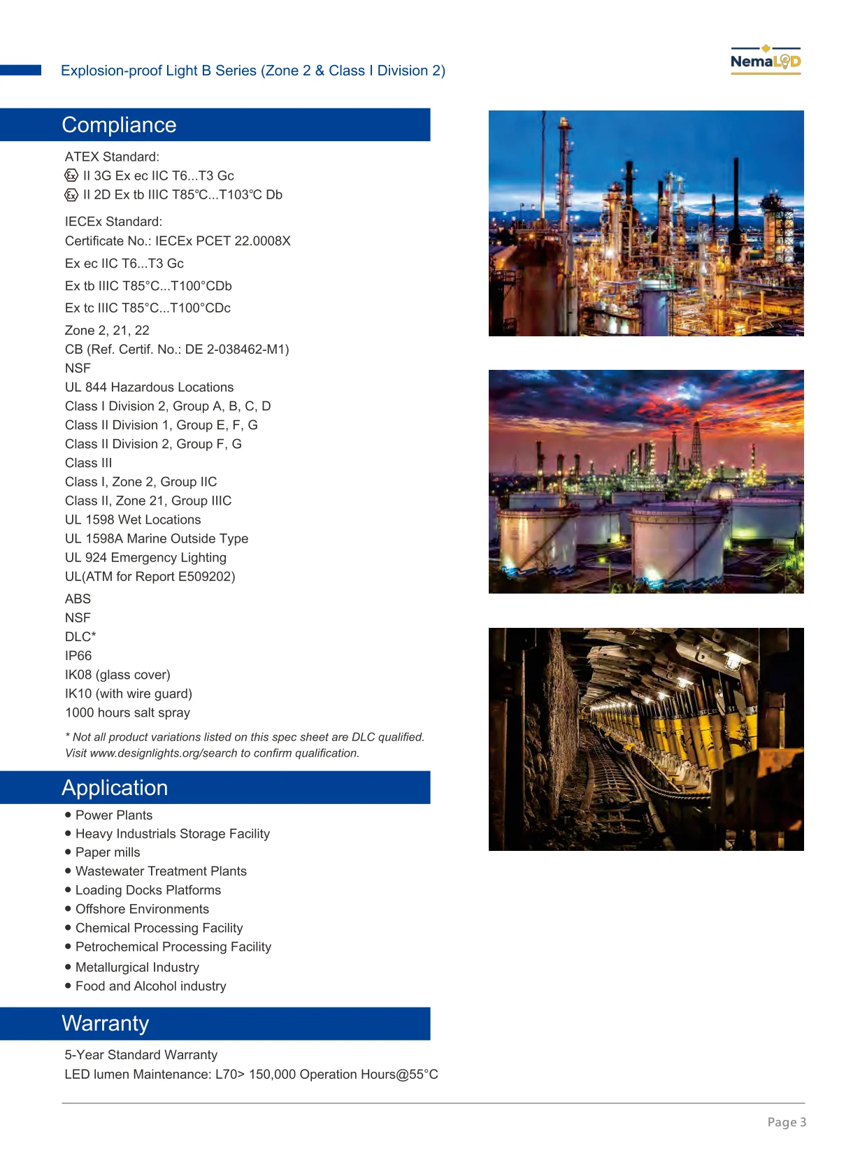 EX-B High Bay spec sheet — page 3 of 10