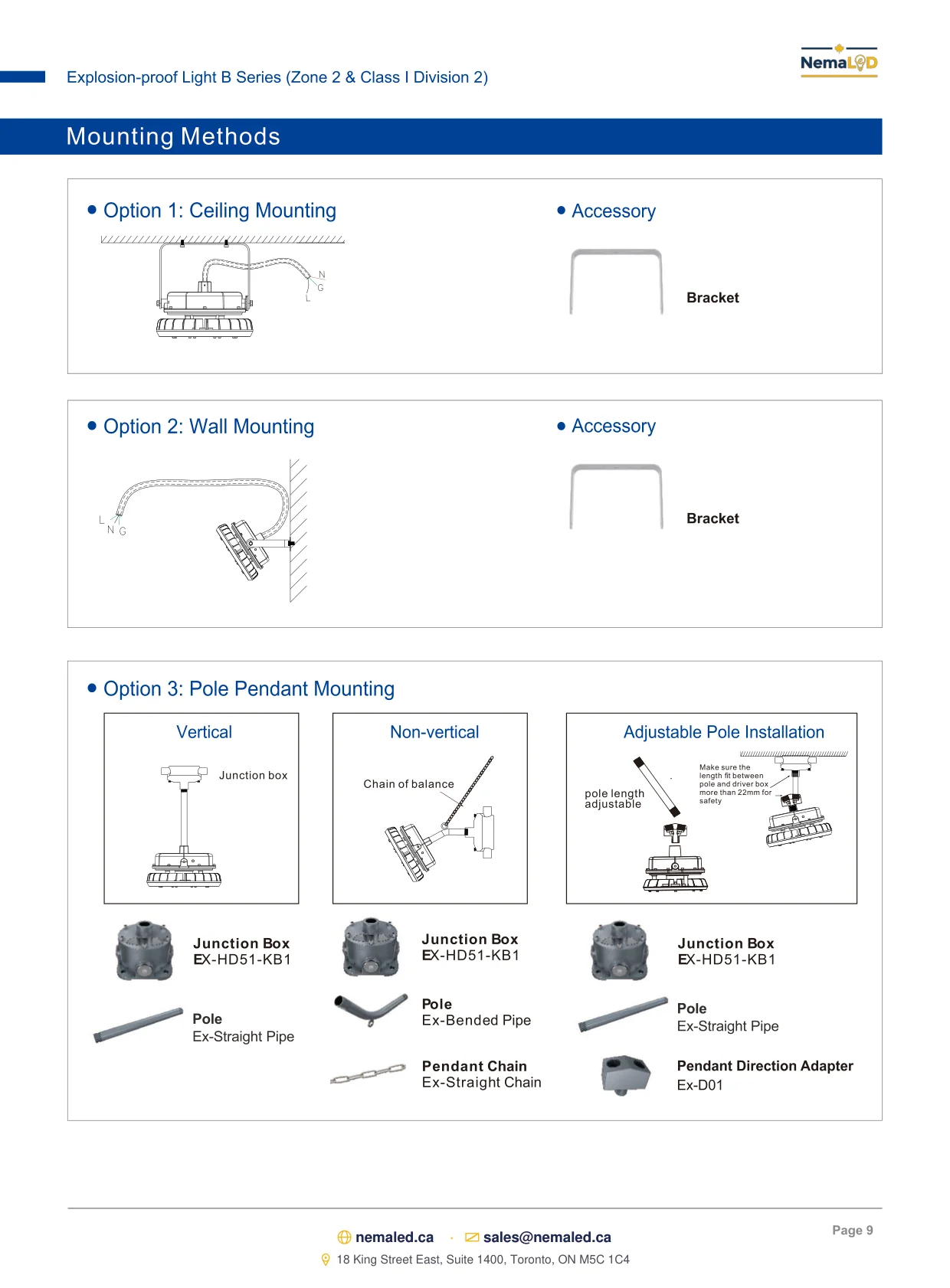 EX-B High Bay spec sheet — page 9 of 10
