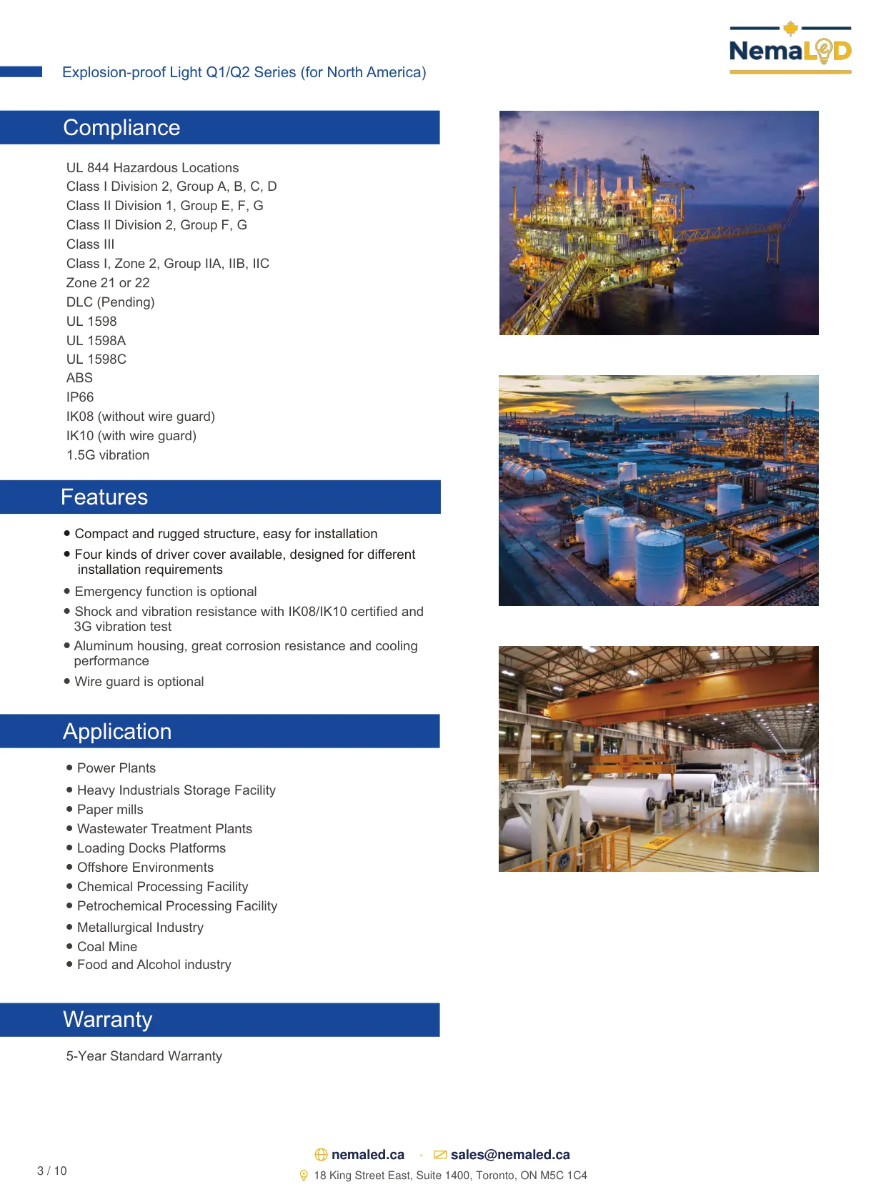 EX-Q1/Q2 High Bay spec sheet — page 3 of 10