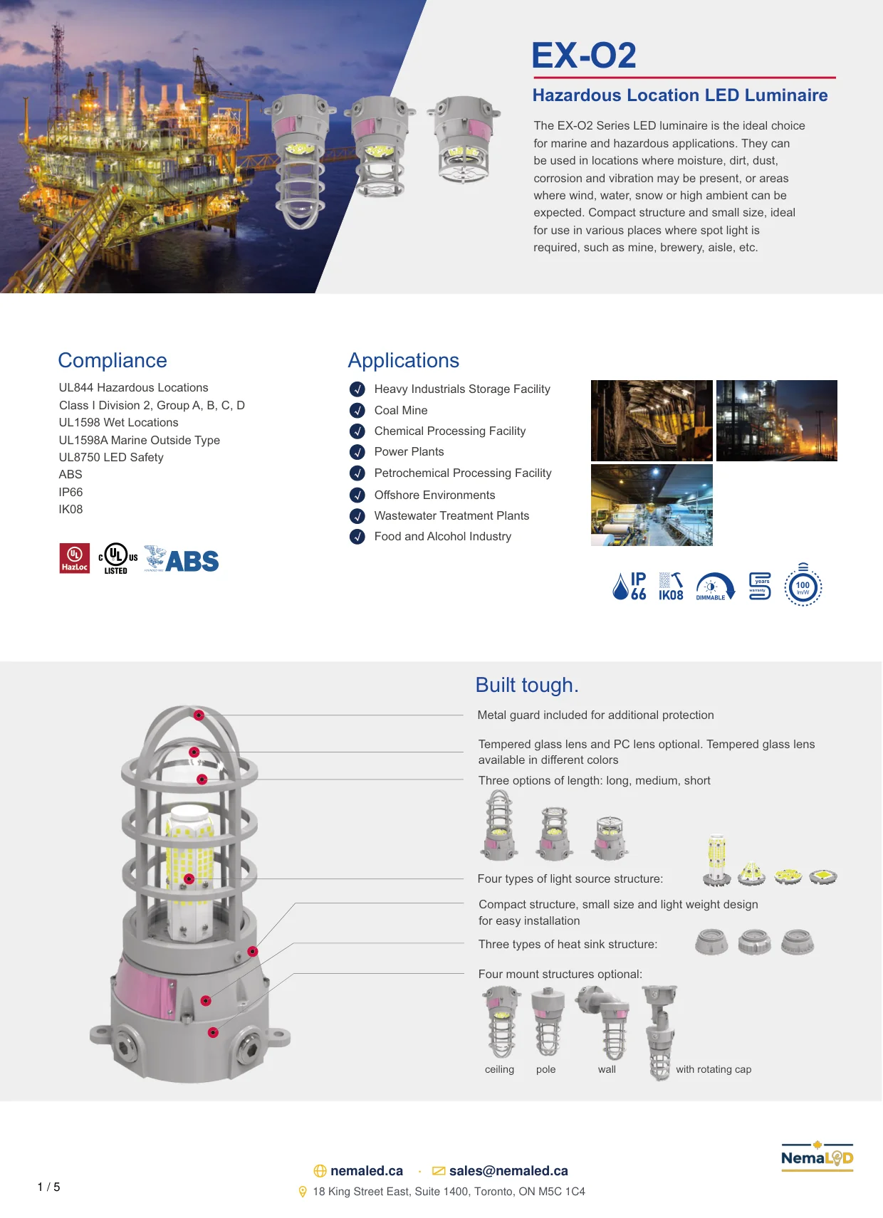 EX-O2 Jam Jar spec sheet — page 2 of 6