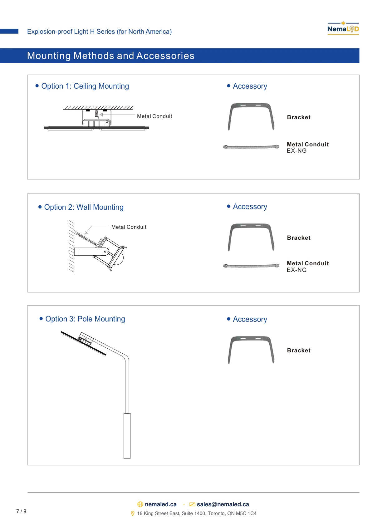 EX-H Linear spec sheet — page 8 of 9