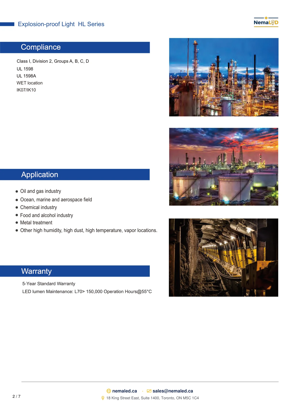 EX-HL Linear spec sheet — page 3 of 8