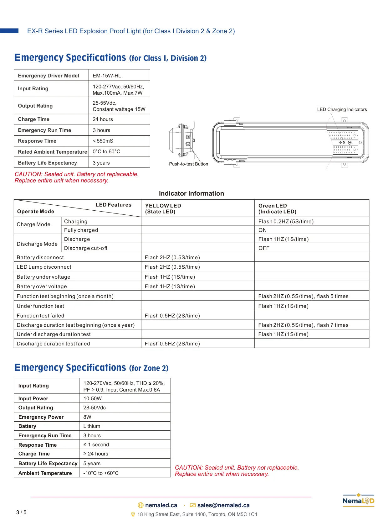 EX-R Linear spec sheet — page 4 of 6