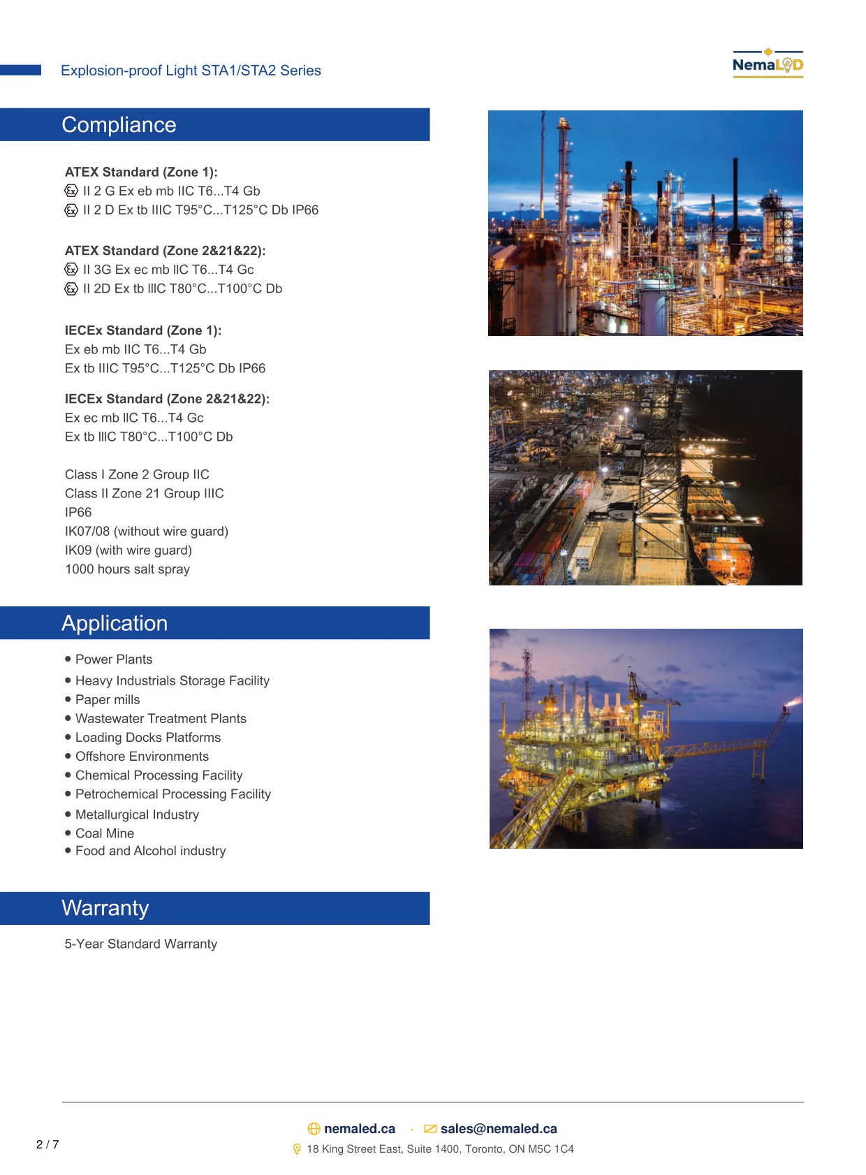 STA1-STA2 Shoe Box spec sheet — page 3 of 8